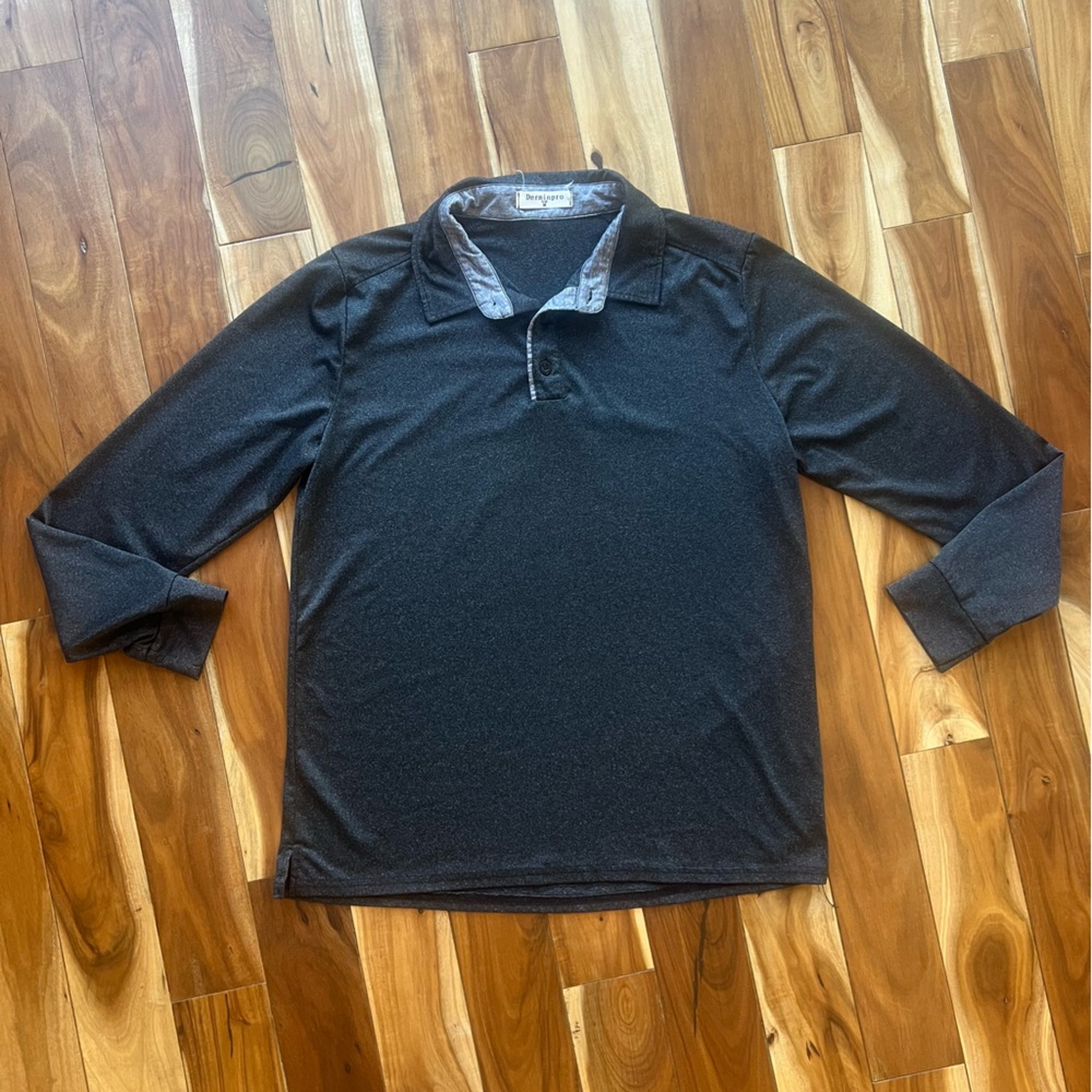 Derminpro long sleeve polo shirt